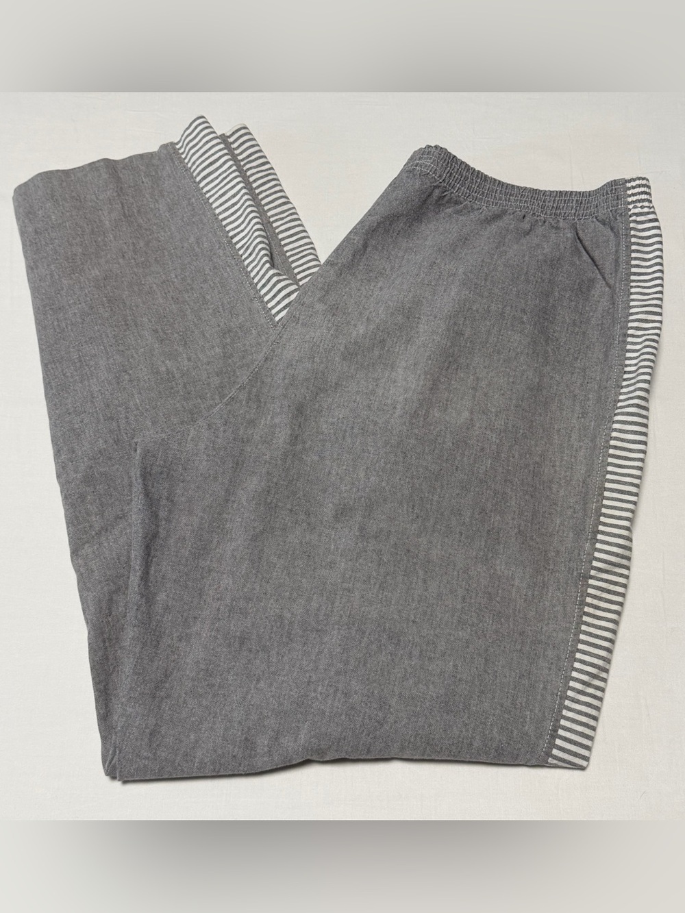 Vintage 80s Jason Megan Originals Gray Cotton Pull On Pants